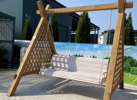 Садовые качели большие